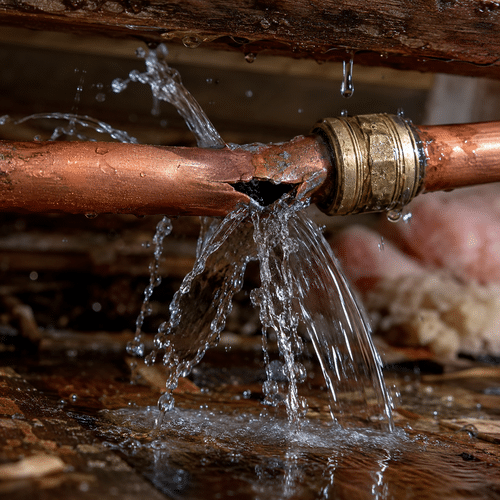 Burst Water Pipes
